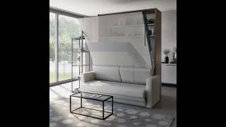 Letto a scomparsa Oregon  Murphy bed  MADE IN ITALY [upl. by Hartman]