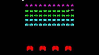 SPACE INVADERS PART 2 ARCADE MAME VIDEO GAME TAITO 1979 invadpt2 [upl. by Avlasor946]