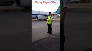 Urumqi Airport China airport china pakistan fly aviation yt shorts [upl. by Esertak]