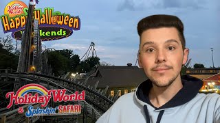 Holiday World Happy Halloween Weekends Vlog 2024 Roller Coasters [upl. by Mosira]