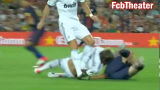 Lionel Messi Vs Fabio Coentrao  Wrestling [upl. by Eenwahs528]