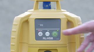 Topcon Training  RLH5B  Disable Elevation Alert [upl. by Sueddaht]