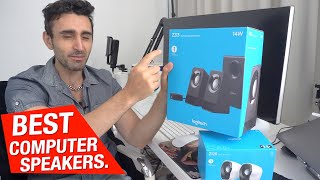 Best PCMac Computer Speakers  Logitech Z120 vs Z213 vs MacBook Pro REVIEW [upl. by Claiborn996]