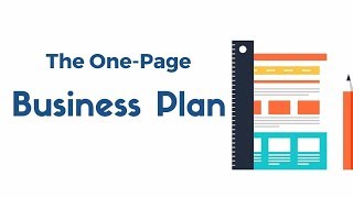 Lesson 8 The One Page Business Plan [upl. by Samal]