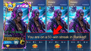 GLOBAL BRODY WINSTREAK SOLO  NEW BEST BUILD amp EMBLEM REVEAL [upl. by Nomyad]