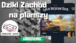 GREAT WESTERN TRAIL Unboxing Dziki Zachód krowy i kowboje [upl. by Arratoon]