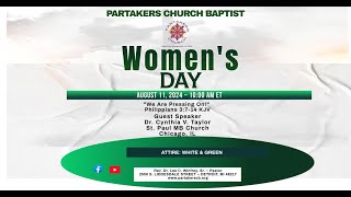 Partakers Church Womens Day Worship Service 81124WE DO NOT OWN THE RIGHTS TO THIS MUSIC [upl. by Kciredorb565]