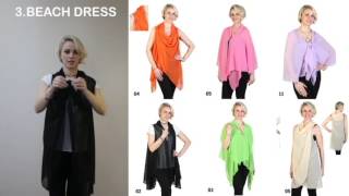 MultiWay to Wear Chiffon Vest Scarf [upl. by Etnasa]