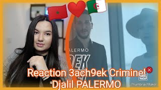 Djalil Palermo  3ach9ek Criminel Official Music Video Reaction [upl. by Valida]