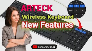 Arteck hb192 wireless keyboard  Arteck  bluetooth keyboard [upl. by Adiraf]