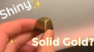 SOLID Gold keycap [upl. by Nnylesor691]