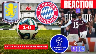 Aston Villa vs Bayern Munich 10 Live Stream Champions League Football Match Score Highlights UCL FC [upl. by Anum]