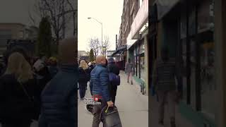 Along Danforth Ave 🇨🇦 downtown downtowntoronto toronto shorts [upl. by Claus282]