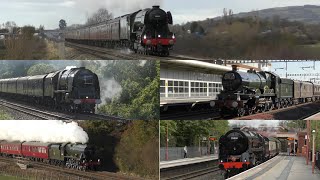 The Very Best of UK Steam Trains on the Mainline in 2022 [upl. by Dric]