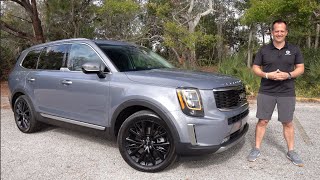 Is the 2022 Kia Telluride a BETTER midsize SUV than a Toyota Highlander [upl. by Yelrebmyk]