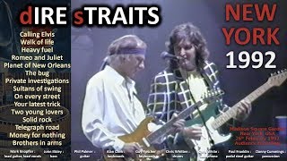 Dire Straits  1992  LIVE in New York 60 fps [upl. by Hessney]