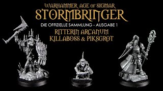 Warhammer ® Age of Sigmar  Stormbringer  Ritterin Arcanum  Killaboss amp Piksgrot  Hachette ® [upl. by Novahc730]