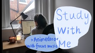 Study With Me Focus Music Animedoro 6015 [upl. by Baxter691]