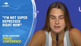 Aryna Sabalenka Press Conference  2023 US Open Final [upl. by Levon]