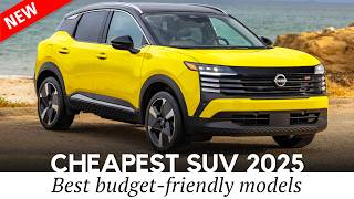 Cheapest New SUVs and Crossovers Starting at 19999 2025 Lineup Review [upl. by Klecka]