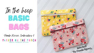 In the Hoop Basic Zipper Bag [upl. by Hanauq]