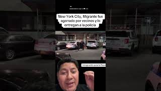 INMIGRANTE EN NEW YORK DE LO QUE VIENEN A PEDIR ASILO [upl. by Ennoid]