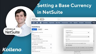 NetSuite Tutorial  Setting a Base Currency in NetSuite [upl. by Reinert]