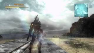 Metal Gear Solid Rising Revengeance  All Possible Moves and Combos In Demo [upl. by Namaan]