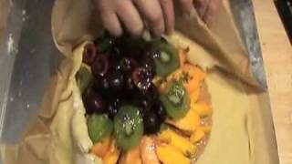 Chef Cha Cha Daves  How to make Assorted Fruit Frangipane Galette Video Recipe [upl. by Rayner]