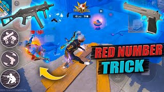 NEW  DESERT EAGLE  UMP  RED NUMBER  FREE FIRE HEADSHOT TRICK  FREE FIRE ONE TAP TRICK 🔥 [upl. by Eecyaj]