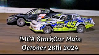 IMCA StockCar Main At Central Arizona Raceway October 26th 2024 [upl. by Gambrill88]