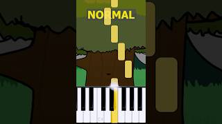 Mr Tree Theme Incredibox Sprunki Retake  Normal Vs Horror on piano [upl. by Klarrisa]