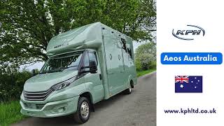 Aeos Australia horsebox made in the UK by KPH [upl. by Dogs]