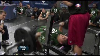 Stephen Paea Breaks Bench Press Record with 49 Reps  2011 NFL Combine [upl. by Ardnahs]