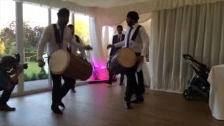 Imperial Drummers  Bride amp Groom Grand Entrance  UK Dhol Players [upl. by Annal]