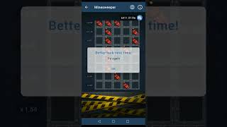 💰MINESWEEPER💰3K winning live proof how to play how to bet how to win1xbetminesweepertricks [upl. by Elyl]