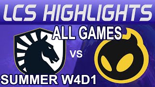 TL vs DIG Highlights ALL GAMES LCS Summer 2024 Highlights Team Liquid vs Dignitas by Onivia [upl. by Forsta]