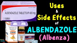 Albendazole Albenza – Side Effects Uses Mechanism of Action Dosage Interactions Warnings [upl. by Attelrak]