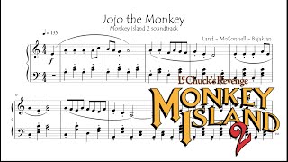 Monkey Island 2 Jojo Monkey at piano [upl. by Ahtis]