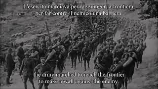 quotLa Leggenda del Piavequot  Italian WW1 Song English Subtitles  Version 1 [upl. by Nylirak]