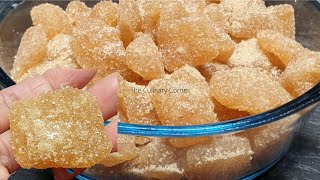 How to make Ginger Crystals  Ginger Candy  Crystallised Ginger [upl. by Mona]