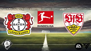 Bayer Leverkusen x Stuttgart  9 rodada Bundesliga 2425  EA FC [upl. by Aneerak]