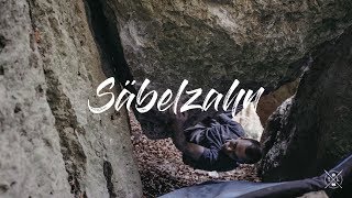 Bouldering my second 8BV13 this week outdoors Säbelzahn  Frankenjura  Germany [upl. by Diana328]