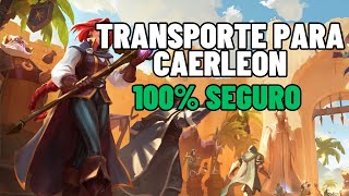 COMO TRANSPORTAR PARA CAERLEON 100 SEGURO  ALBION ONLINE [upl. by Tarfe766]