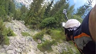 GoPro Graham Dickinsons Insane Wingsuit Flight  Front Helmet Cam 2 of 3 [upl. by Leahicm492]