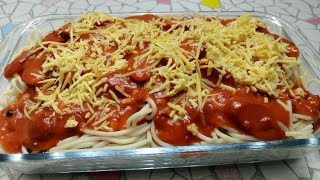 Spaghetti l Pinoy Style Spaghetti [upl. by Wyndham]