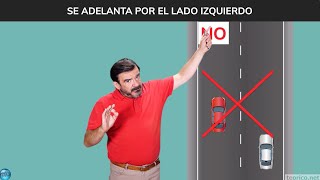 Obligación de adelantar por la izquierda [upl. by Eissim]