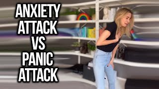 Anxiety Attack vs Panic Attack [upl. by Bradan599]