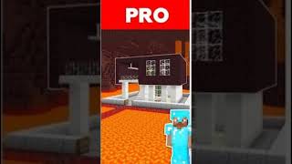 Minecraft NOOB vs PRO vs HACKER vs GOD House build challenge minecraft noobvsprovshackervsgod op [upl. by Atikehs]