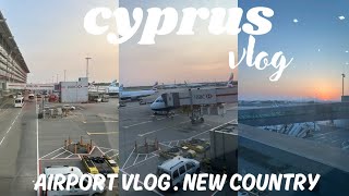 TRAVEL VLOG travel to cyprus w me🇨🇾 [upl. by Ateekan465]